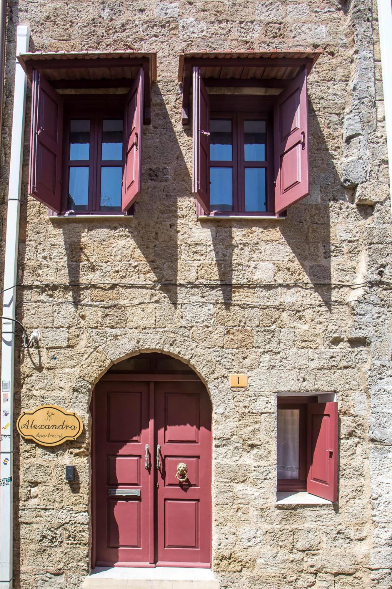 Alexandras Stone House Villa Rhodes City Eksteriør bilde