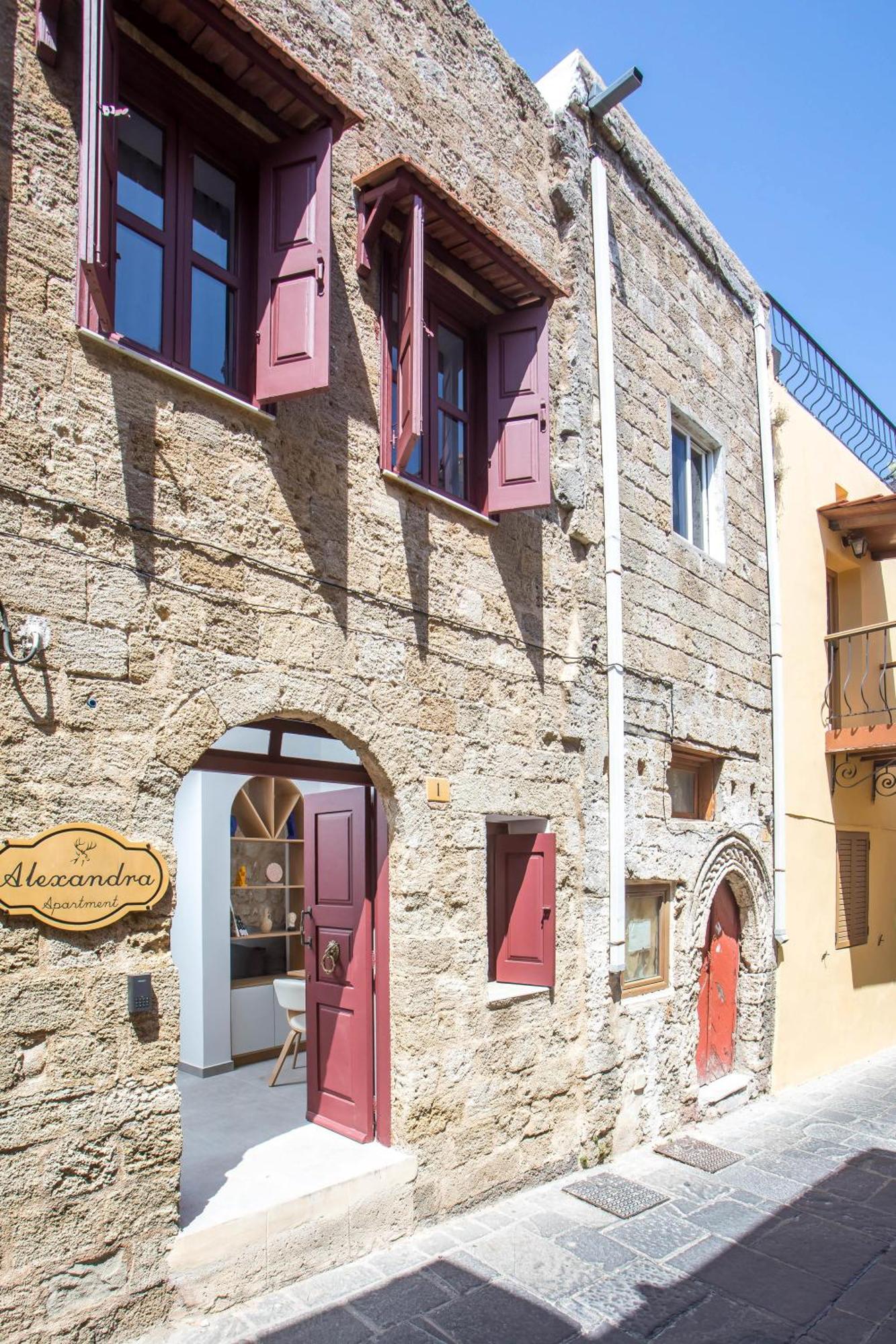 Alexandras Stone House Villa Rhodes City Eksteriør bilde